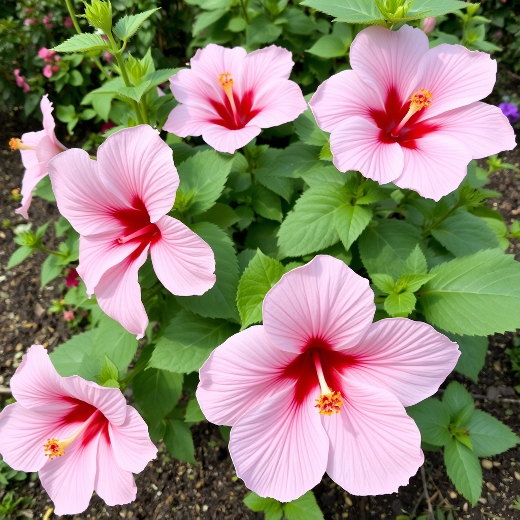 Hibiscus 'Carousel Pink Candy'