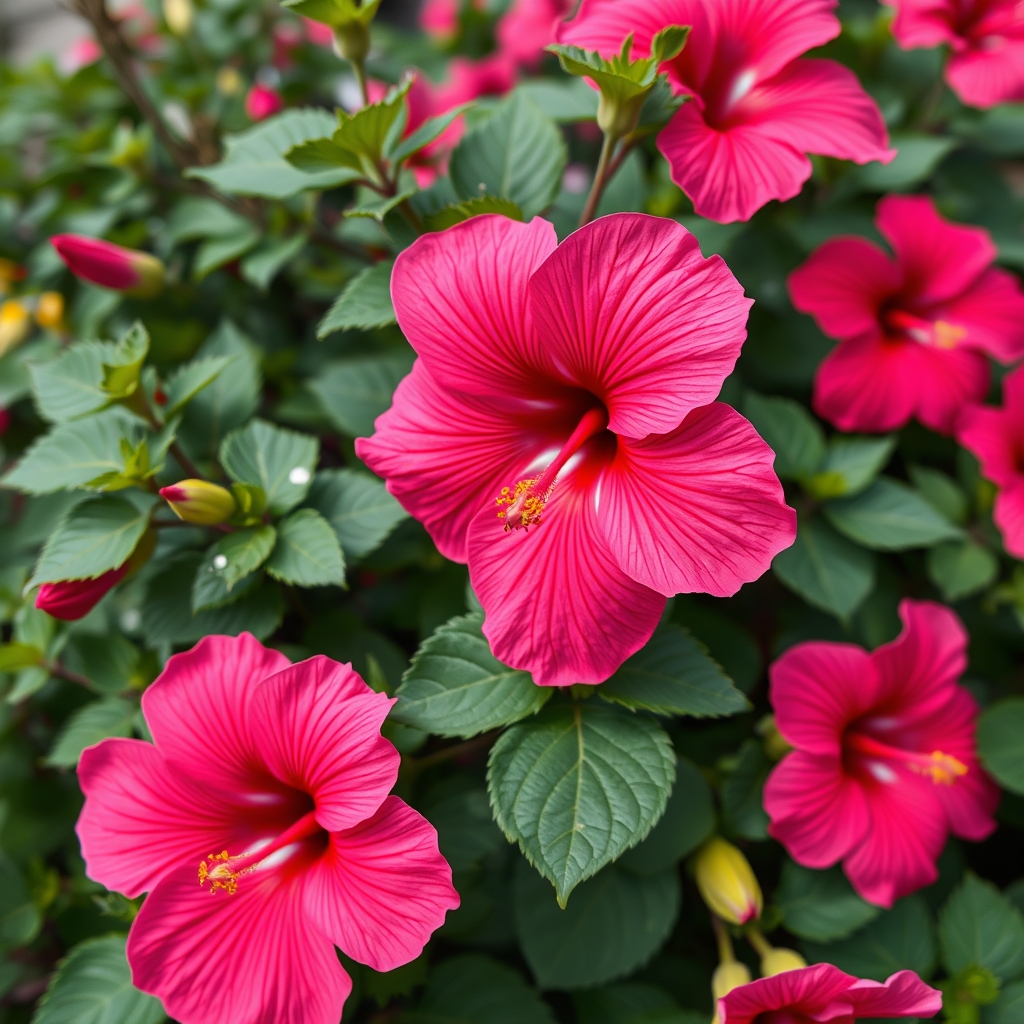Hibiscus 'Carousel Pink Passion'
