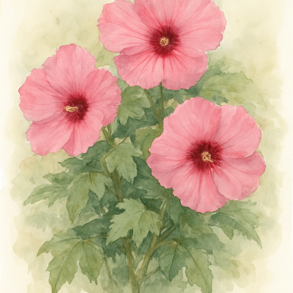 Hibiscus 'Carousel Pink Passion'