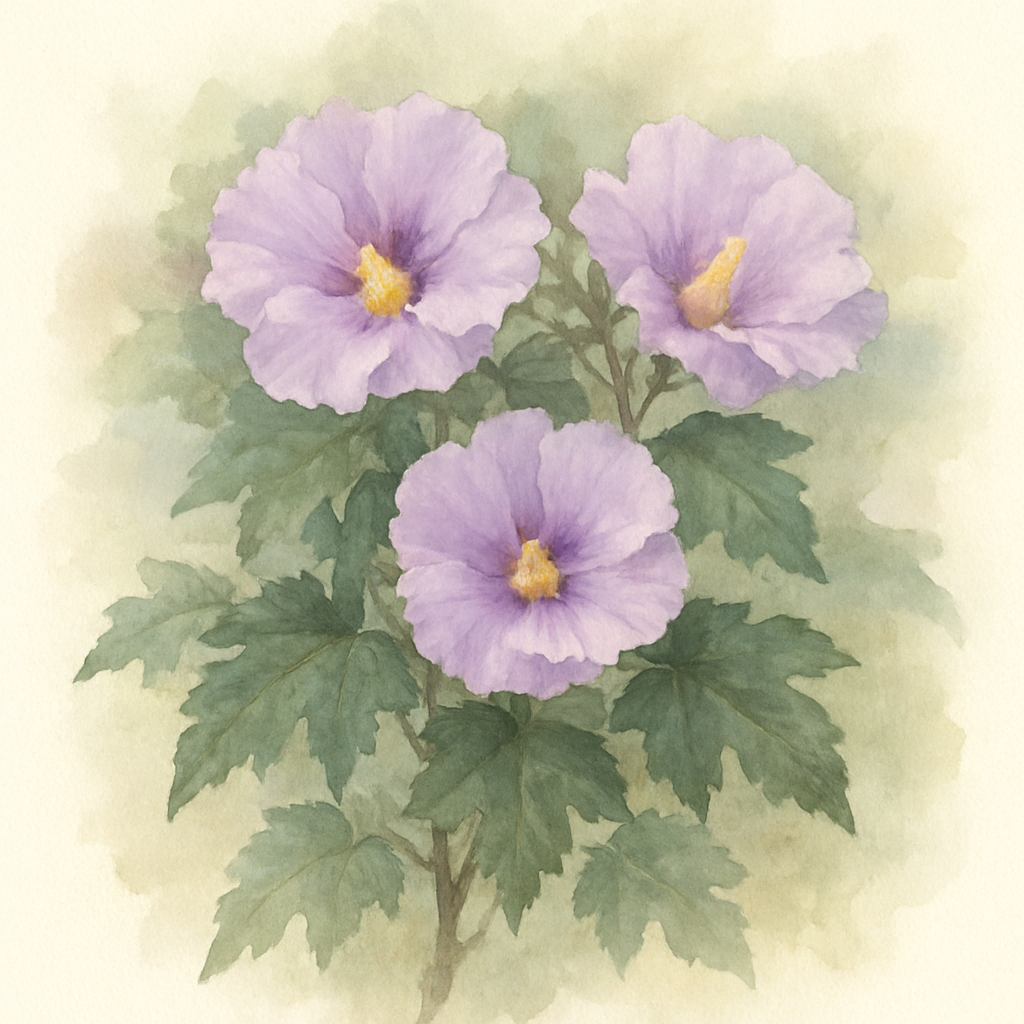Hibiscus 'Lavender Chiffon' Shrub