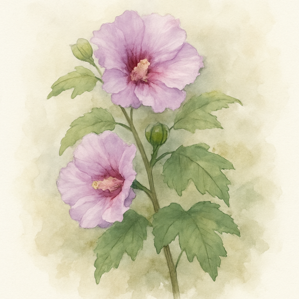 Hibiscus 'Lavender Chiffon'