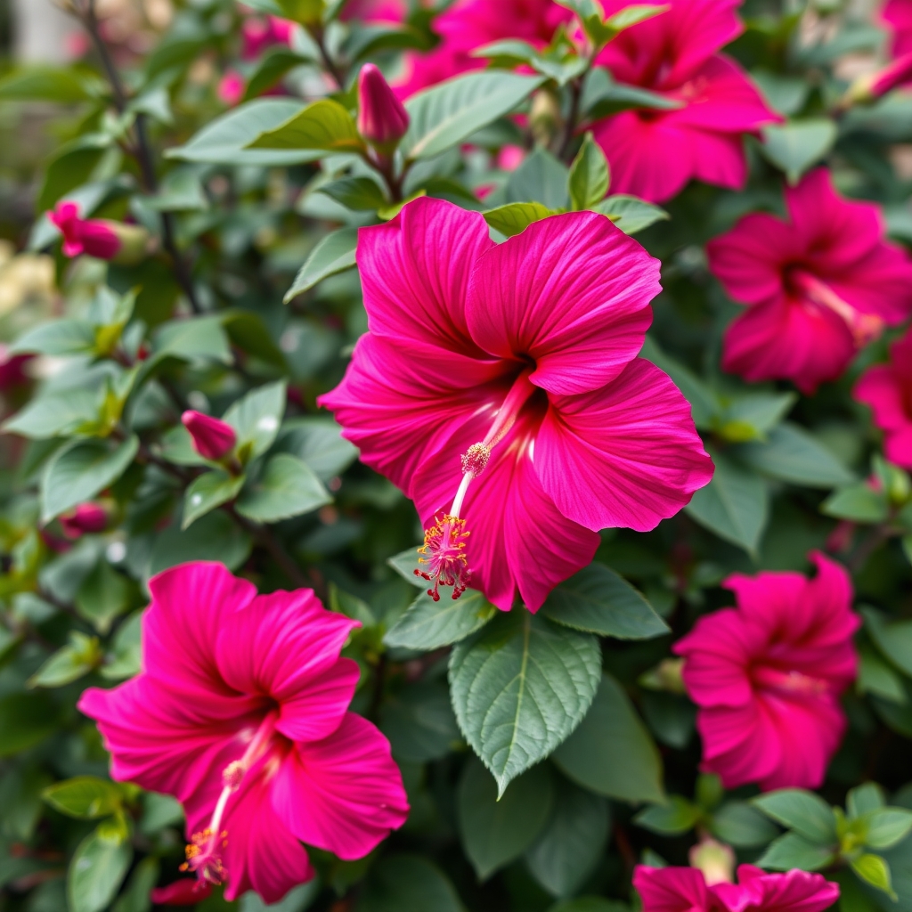 Hibiscus 'Magenta Chiffon'