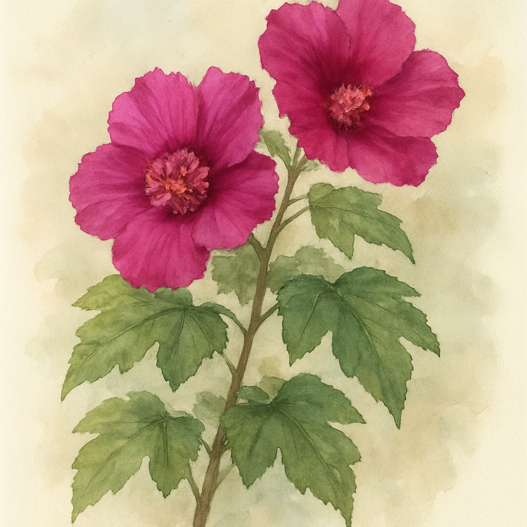 Hibiscus 'Magenta Chiffon'