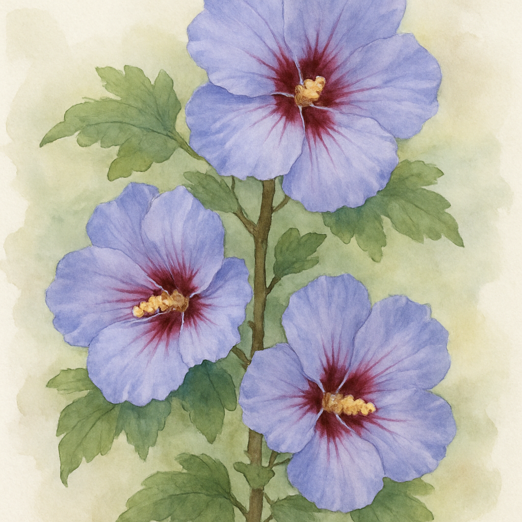 Hibiscus 'Oiseau Bleu'
