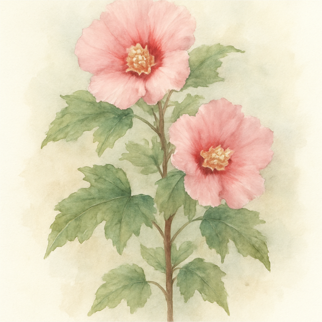 Hibiscus 'Pink Chiffon'