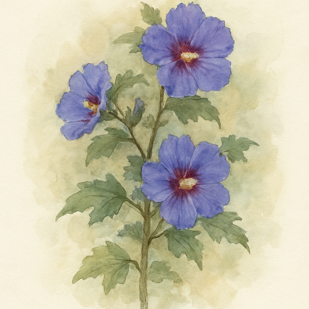 Hibiscus syriacus 'Marina' Shrub