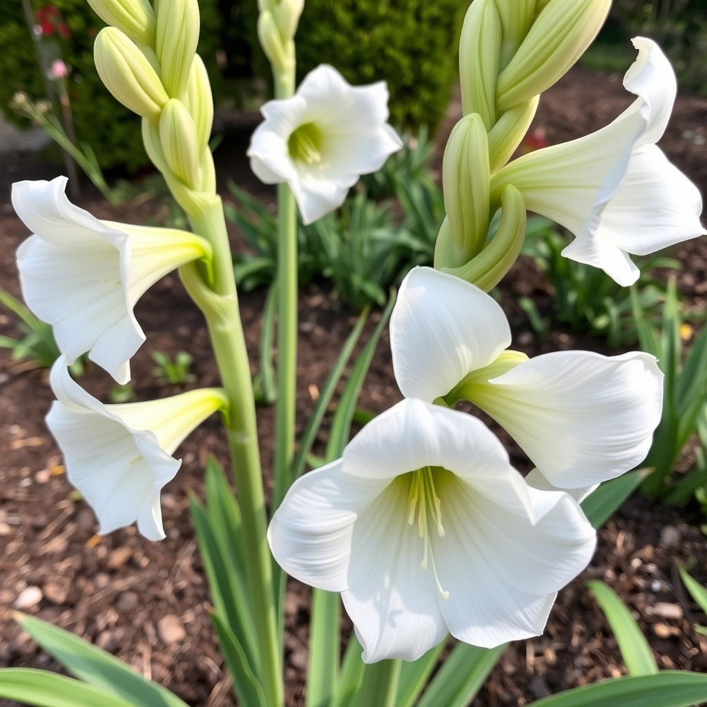 Amaryllis Hippeastrum ‘White Christmas’