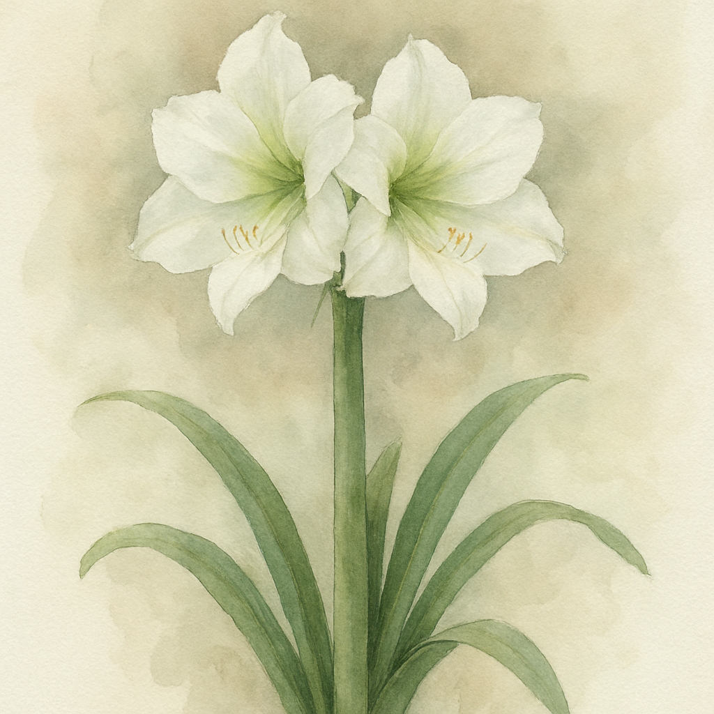 Hippeastrum 'White Christmas'
