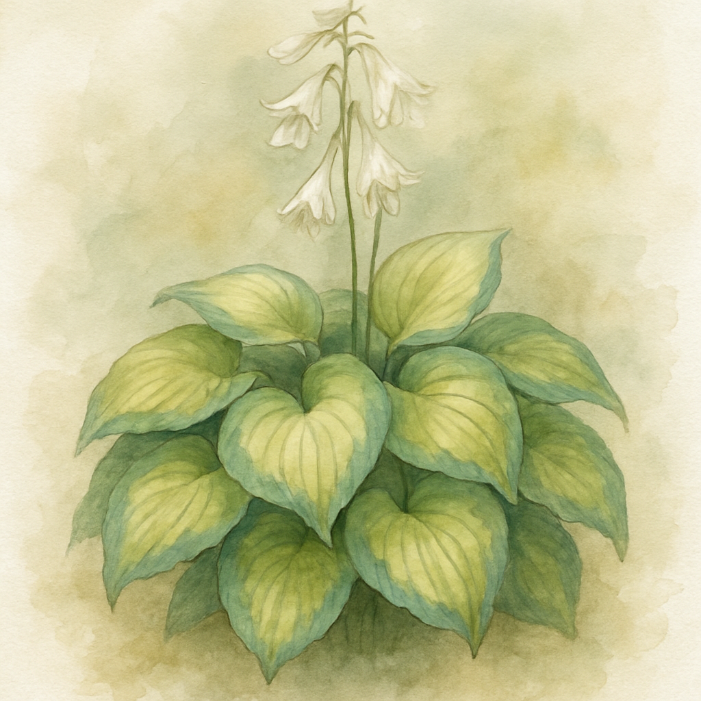 Hosta abiqua Moonbeam