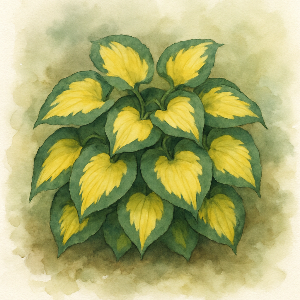 Hosta 'Blazing Hot'