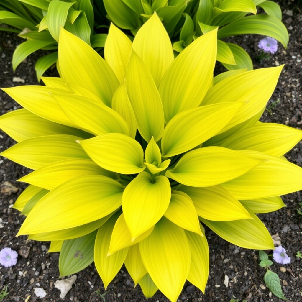 Hosta 'Bohemia Yellow Corvette'