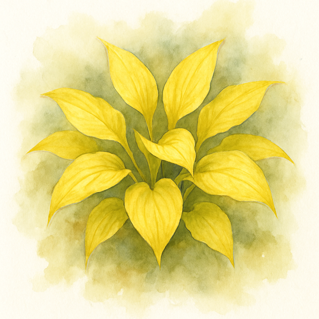 Hosta 'Bohemia Yellow Corvette'