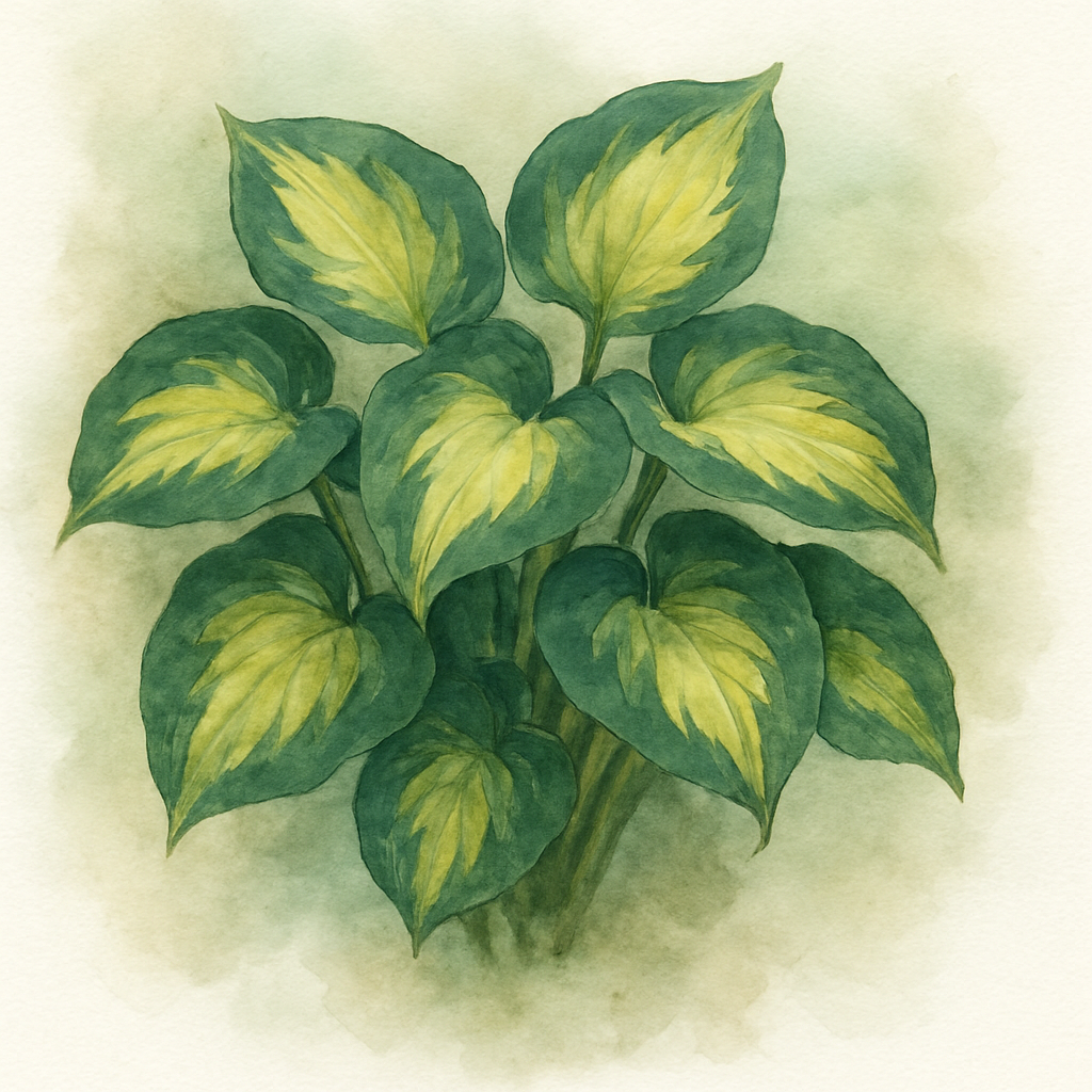 Hosta 'Brutan Star'