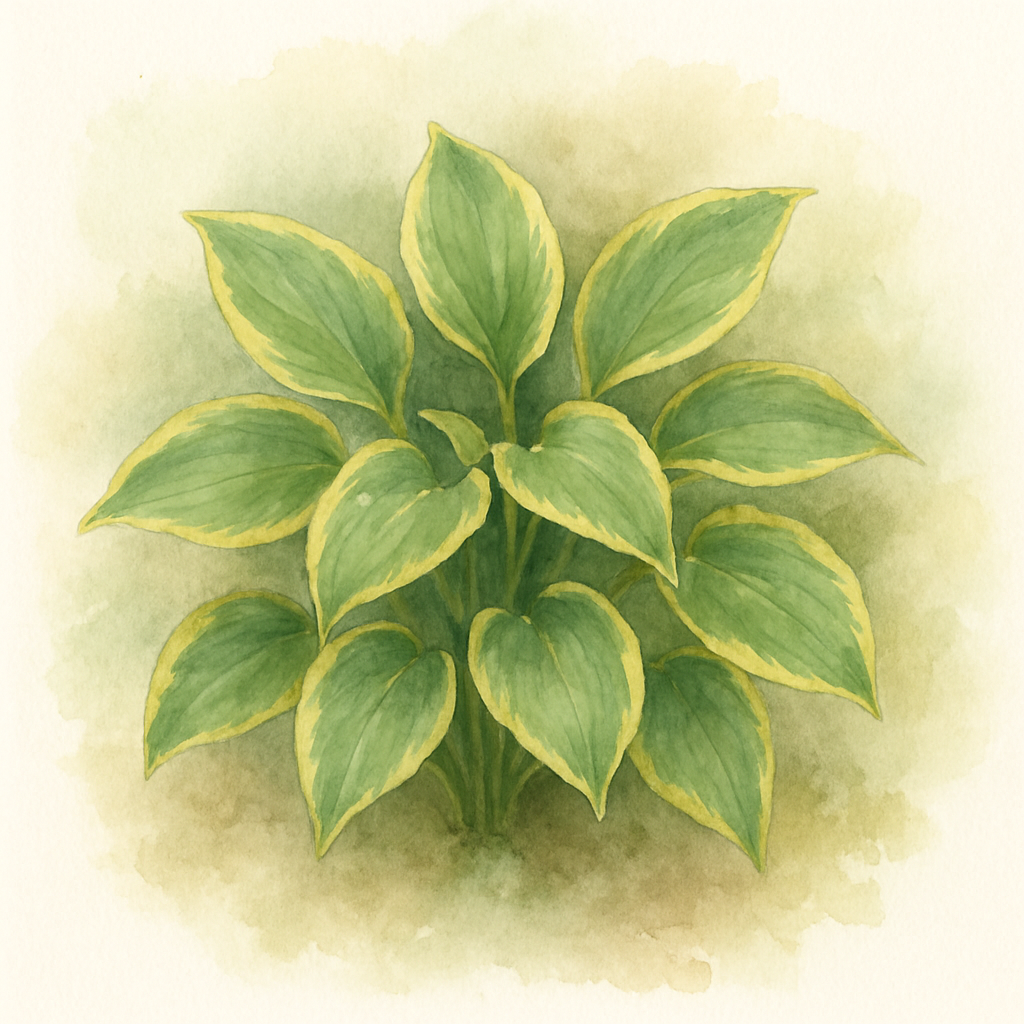 Hosta 'Butter Rim'