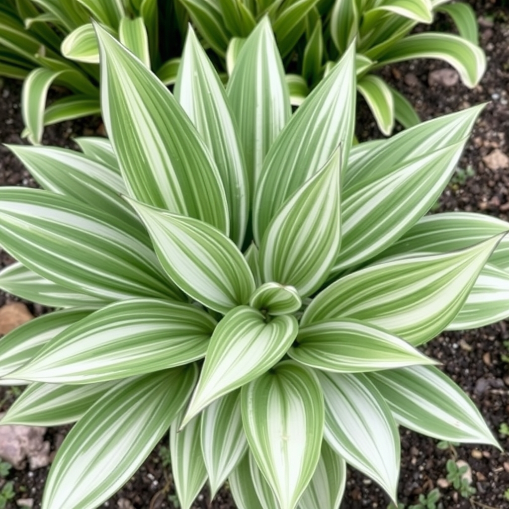 Hosta 'Candy Cane'