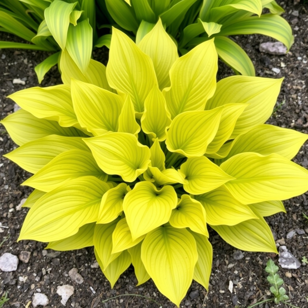 Hosta 'Chris' Yellow Ruffles'
