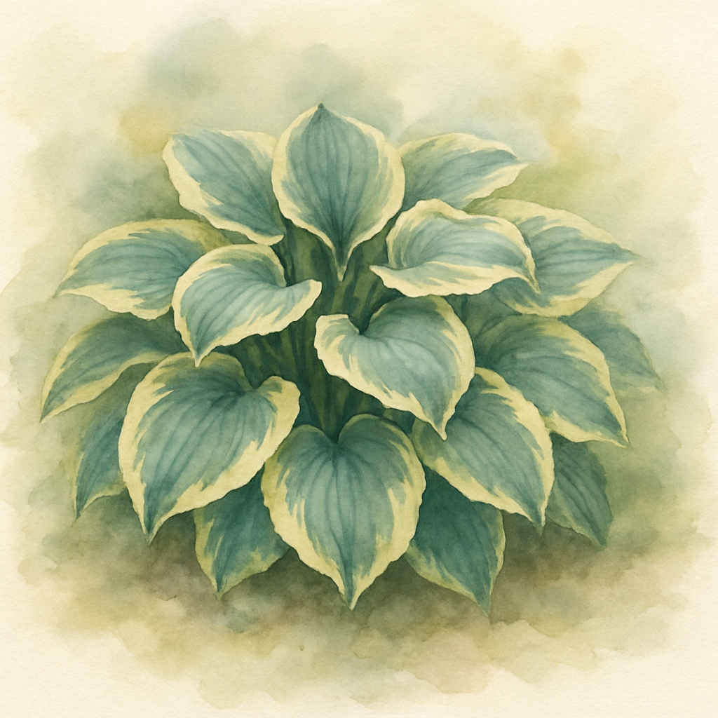 Hosta 'Cream Cake'