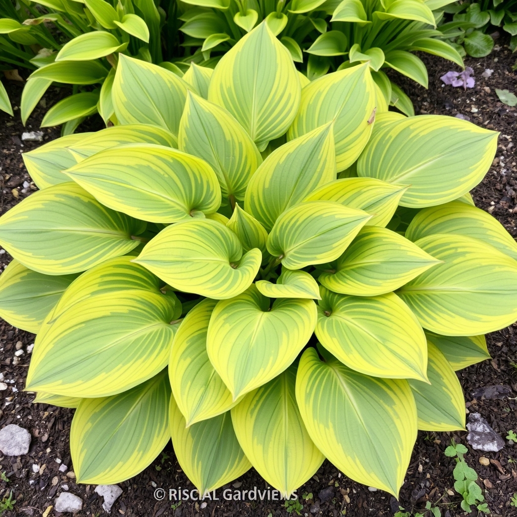 Hosta 'Delta Dawn'