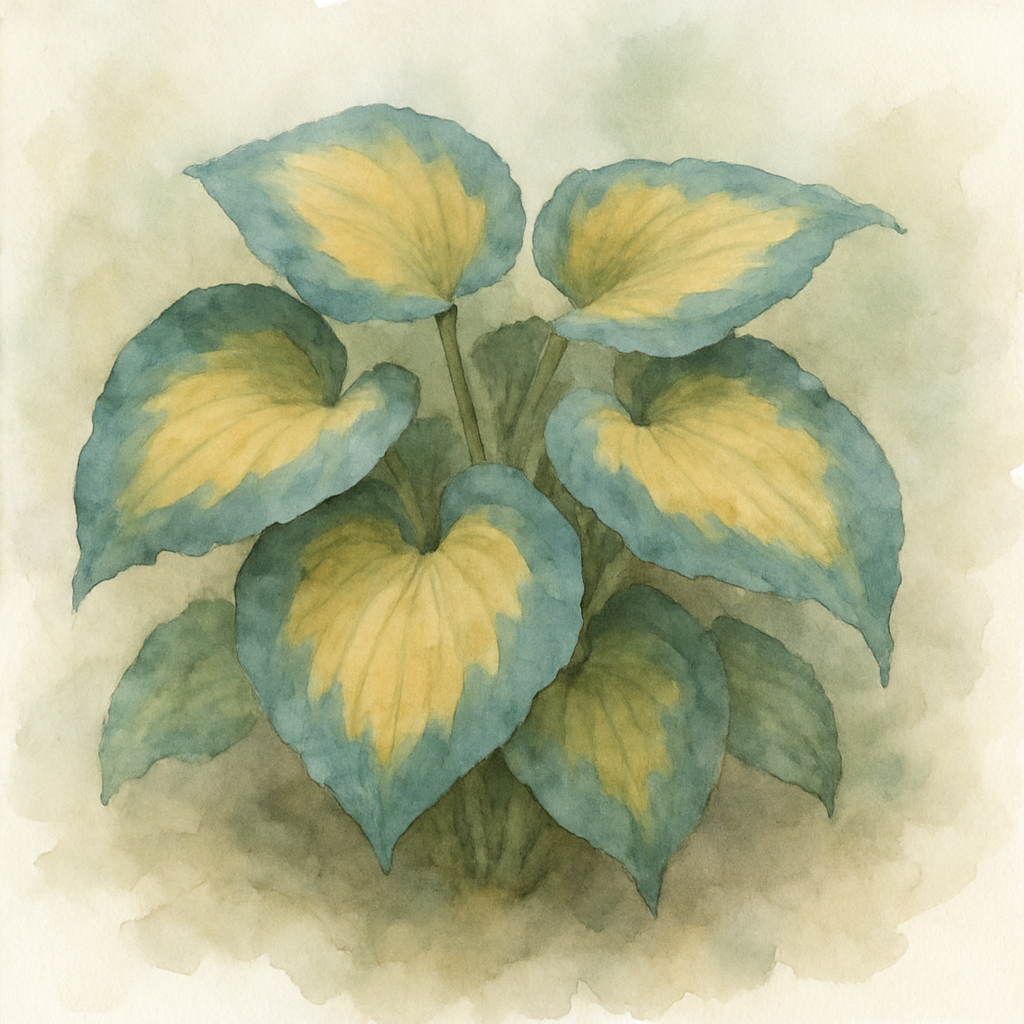 Hosta 'Delta Dawn'