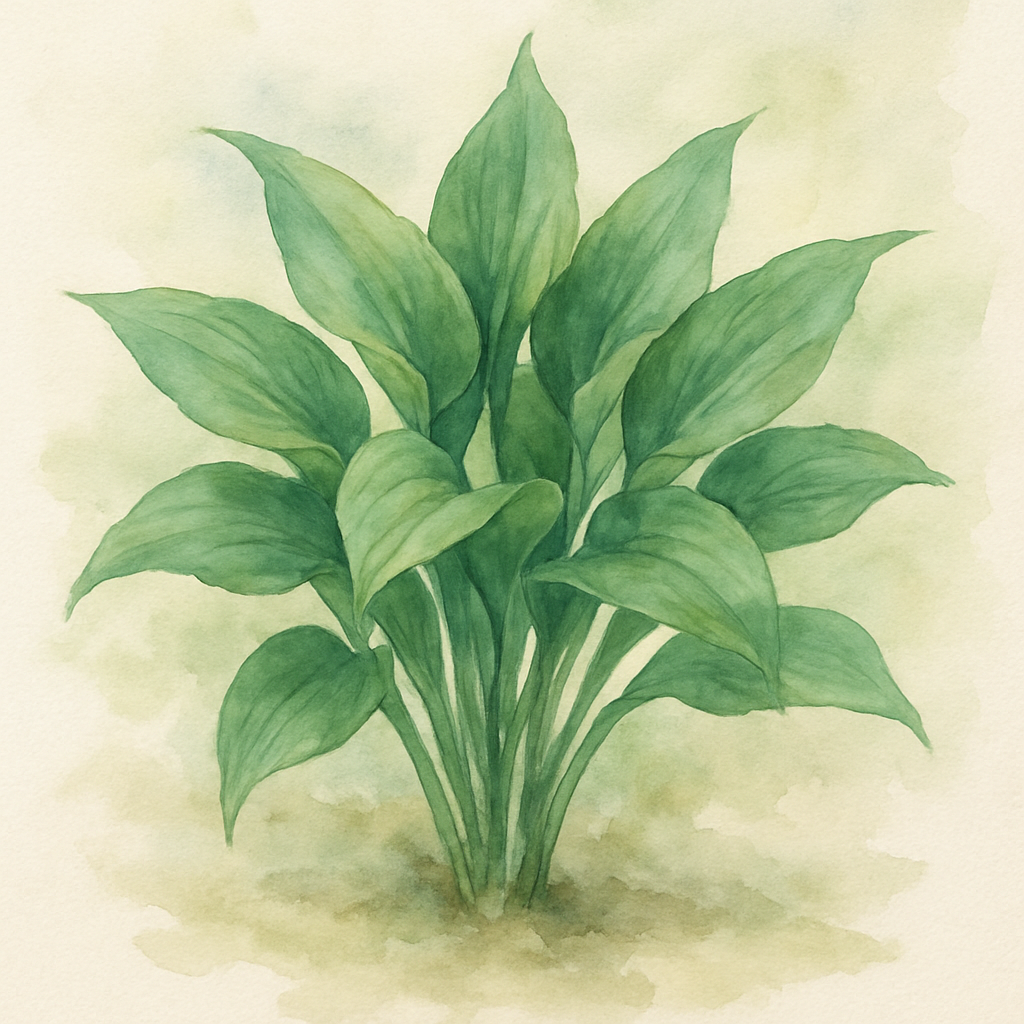 Hosta 'Emerald Charger'