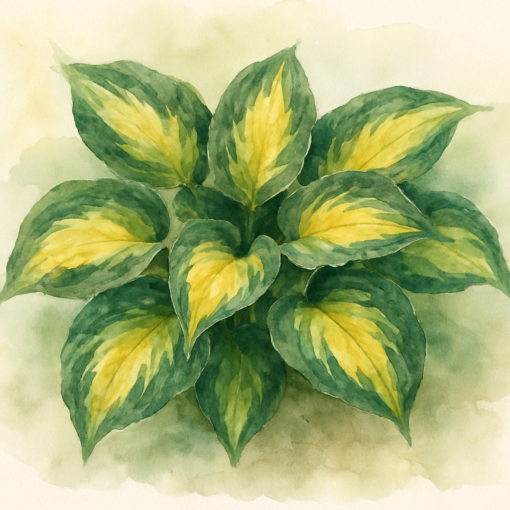 Hosta 'Eye of the Dragon'