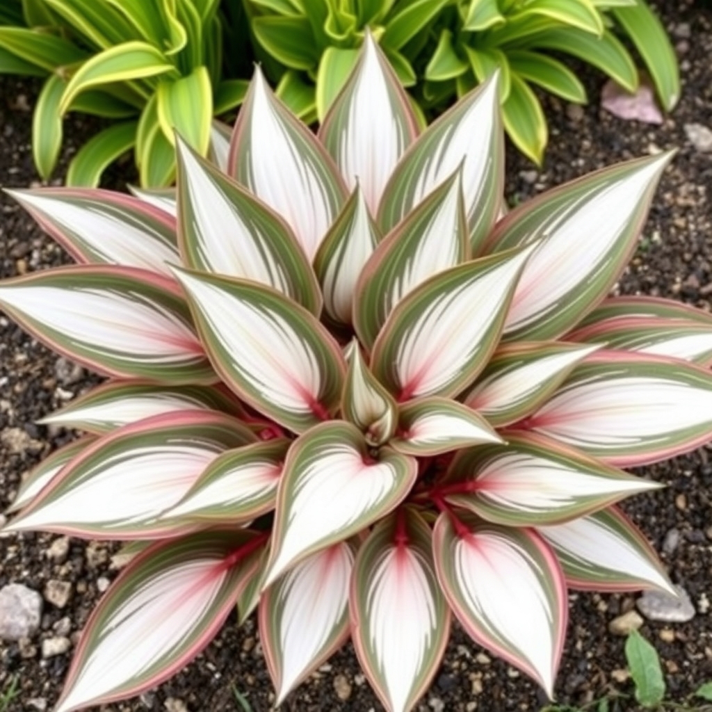 Fire and Ice Hosta