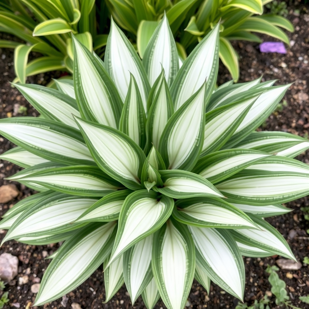 Hosta 'Fireworks'