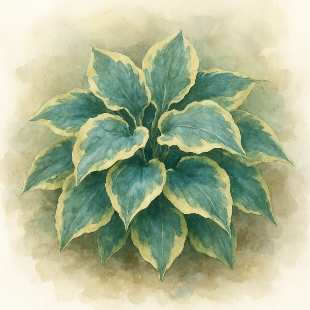 Hosta 'Frank Lloyd Wright'