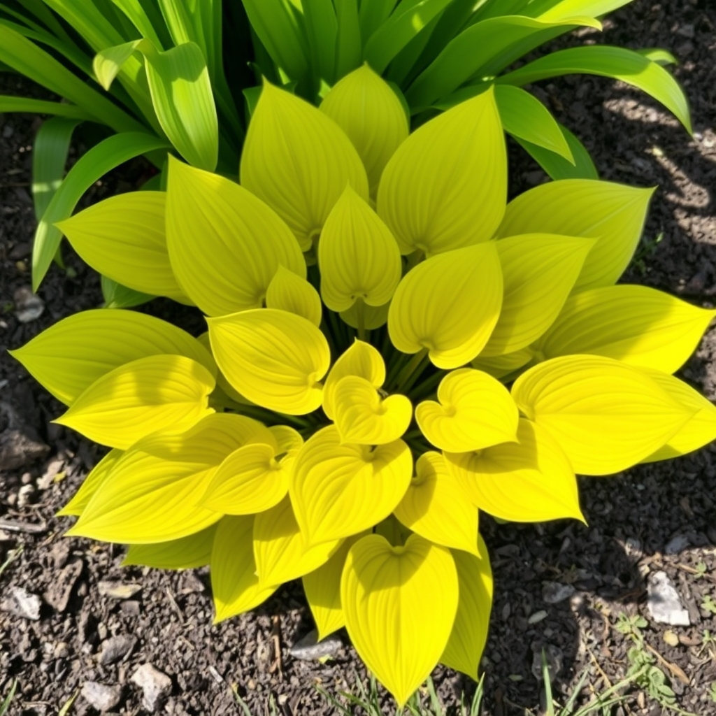 Hosta 'Golden Oriole'