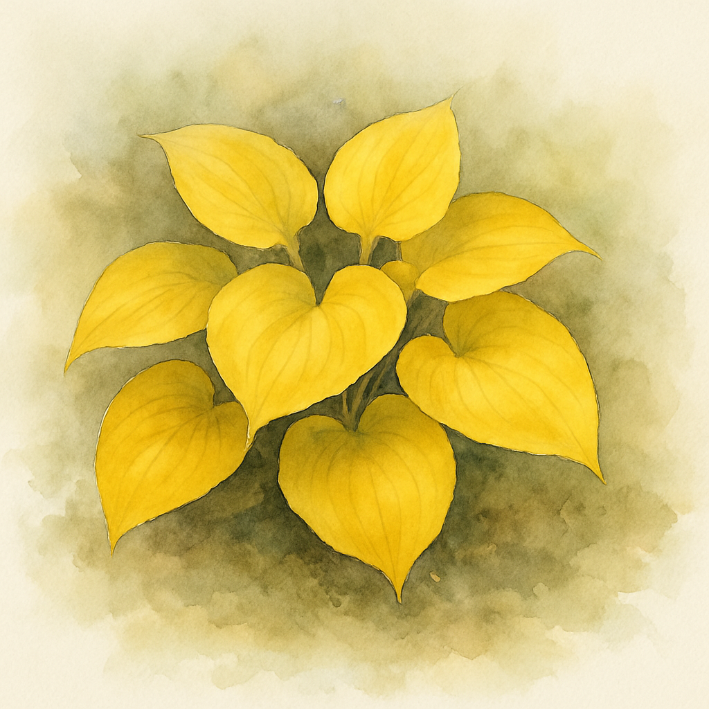 Hosta 'Golden Oriole'