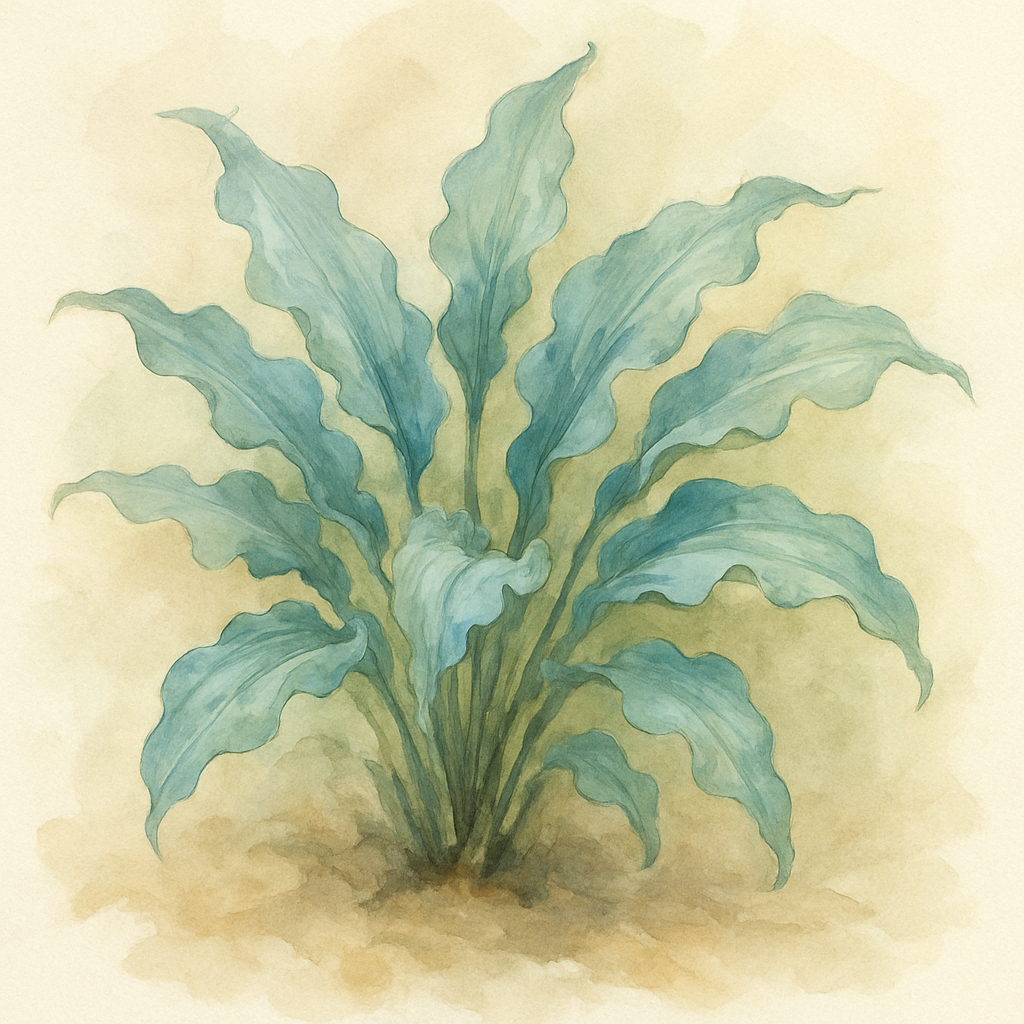 Hosta 'Holar Curved Waterfall'