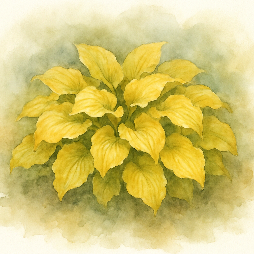 Hosta 'Irish Luck'