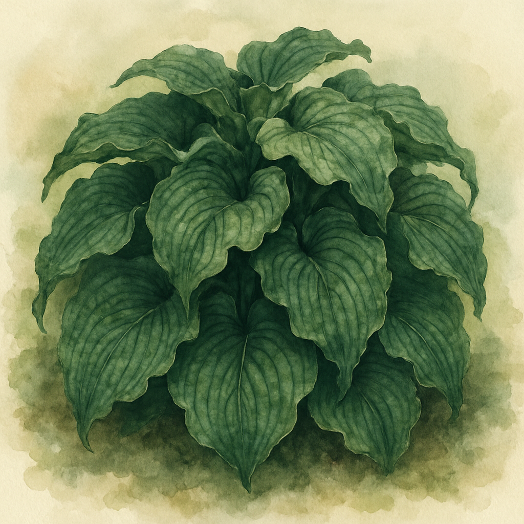 Hosta 'Komodo Dragon'
