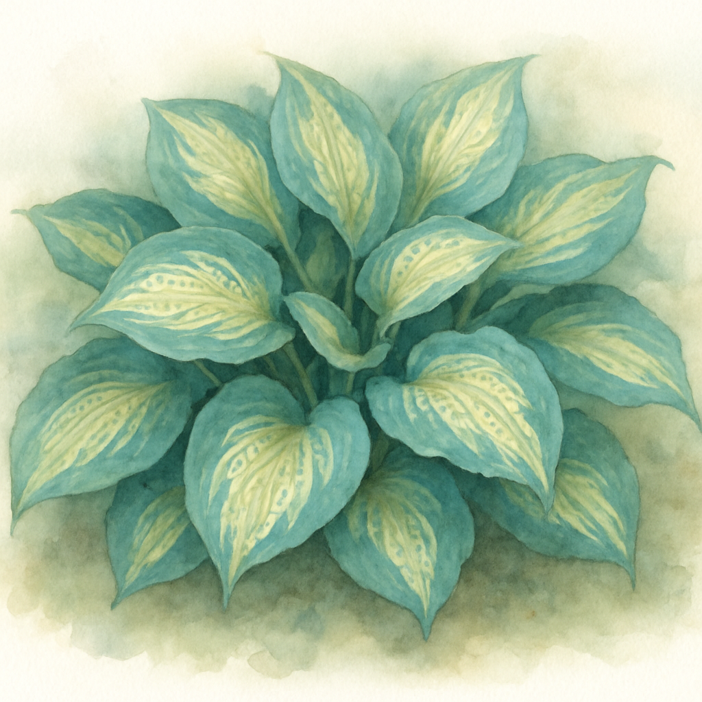 Hosta Lakeside Paisley Print