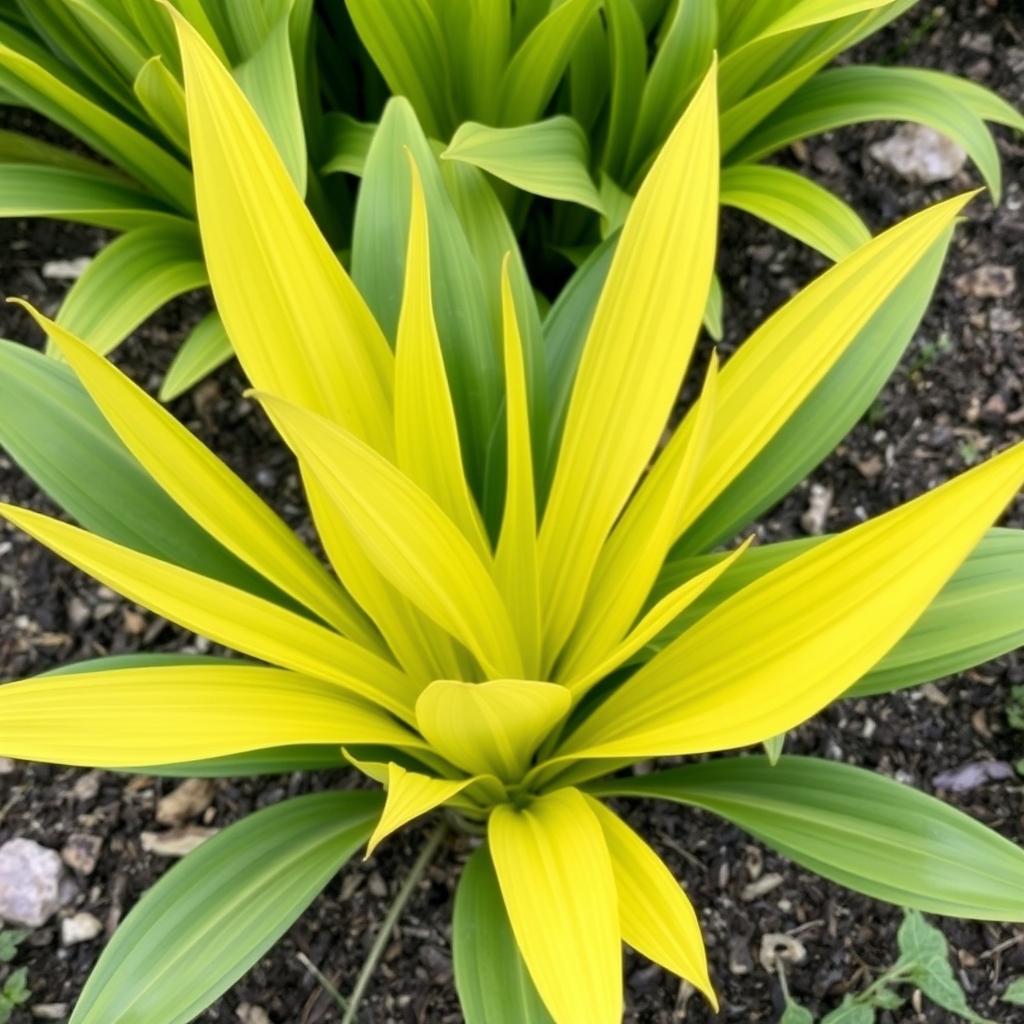 Hosta 'Lemon Feather'