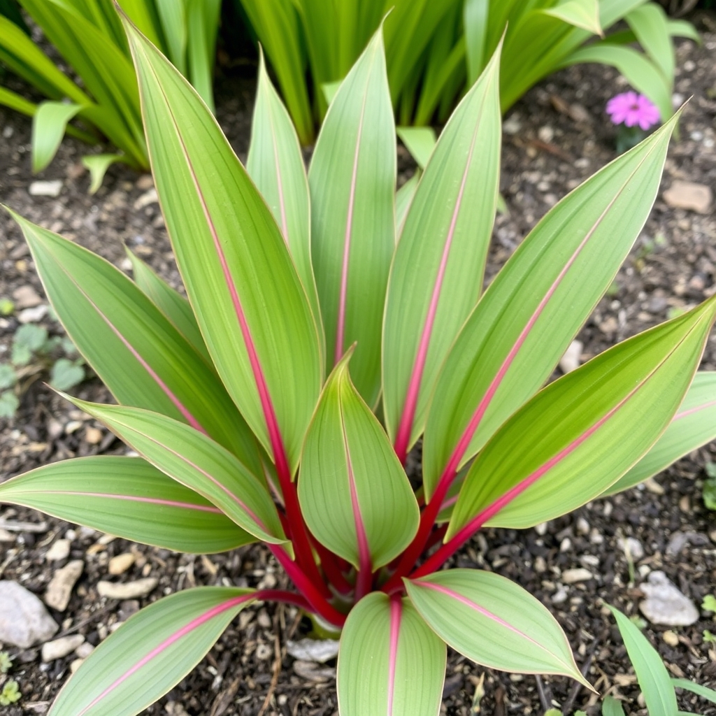 Hosta 'Lipstick Kiss'