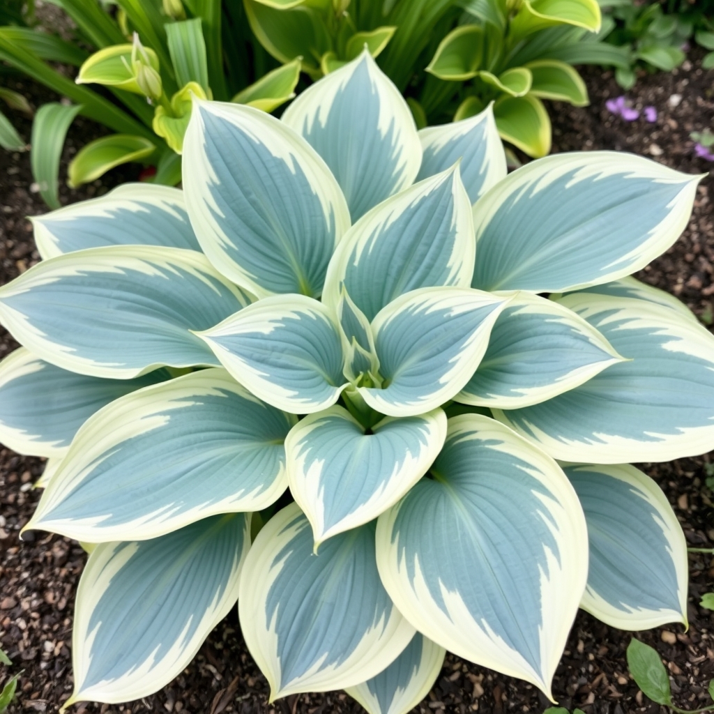 Hosta 'Marshmallow Clouds'