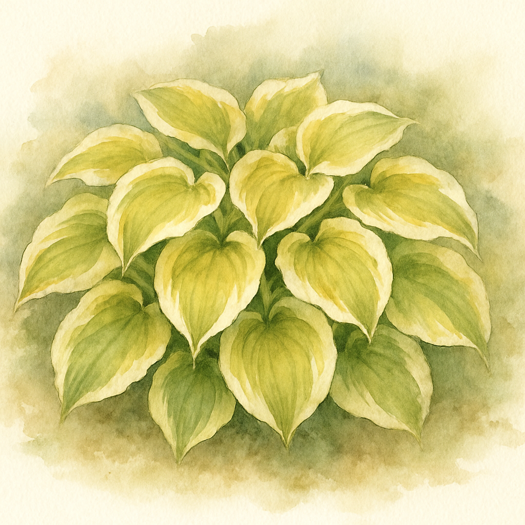 Hosta 'Moonlight Sonata'