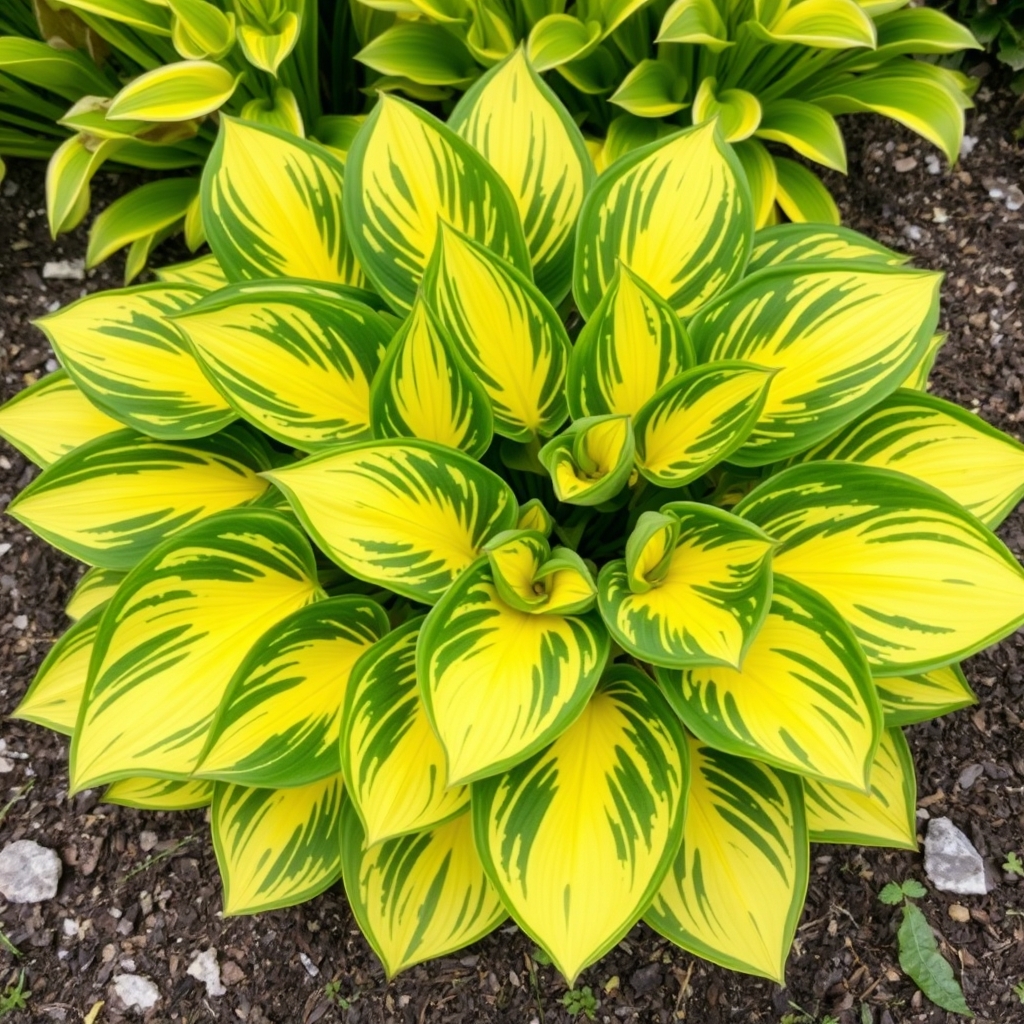Hosta 'Paradise Goldheart'