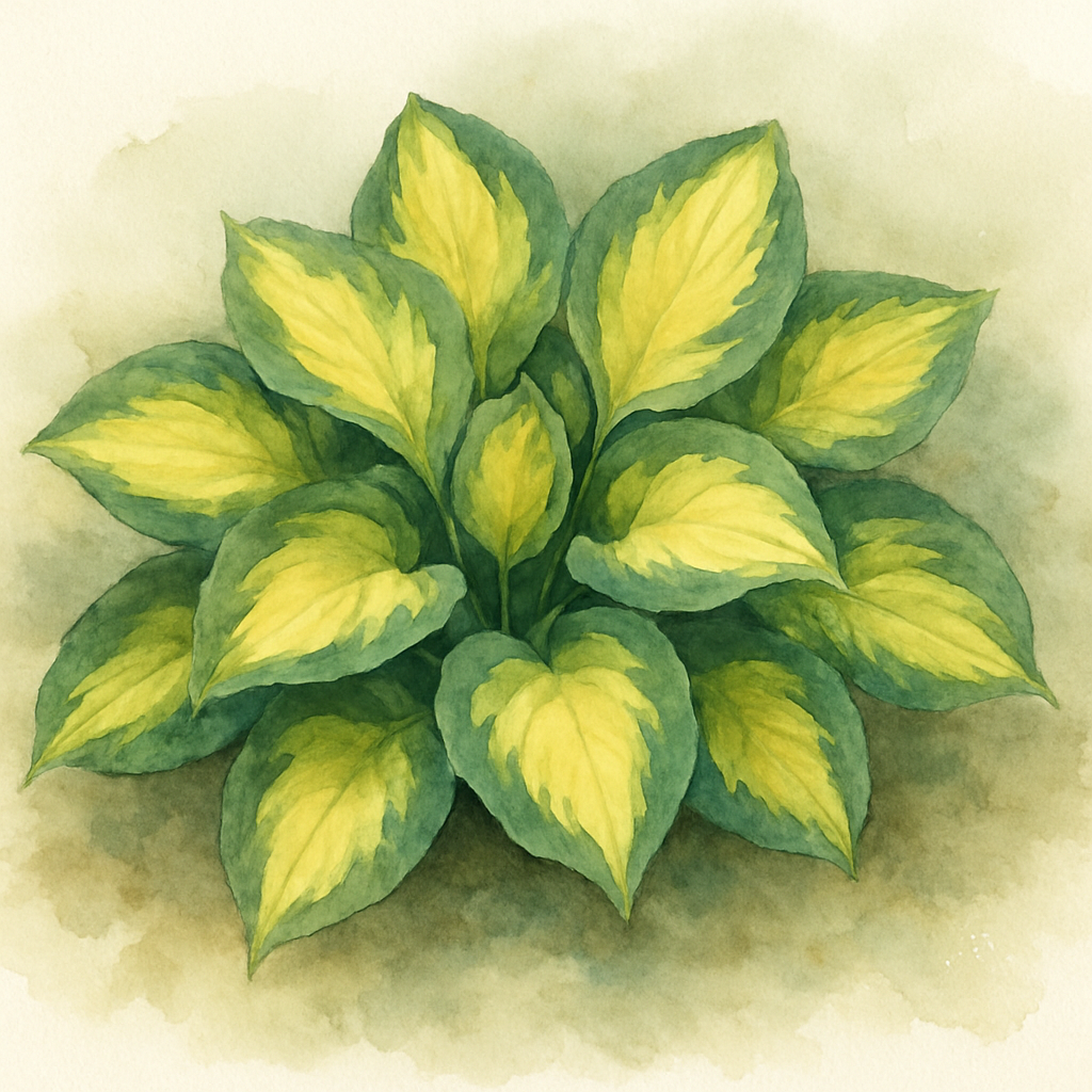 Hosta 'Paradise Goldheart'