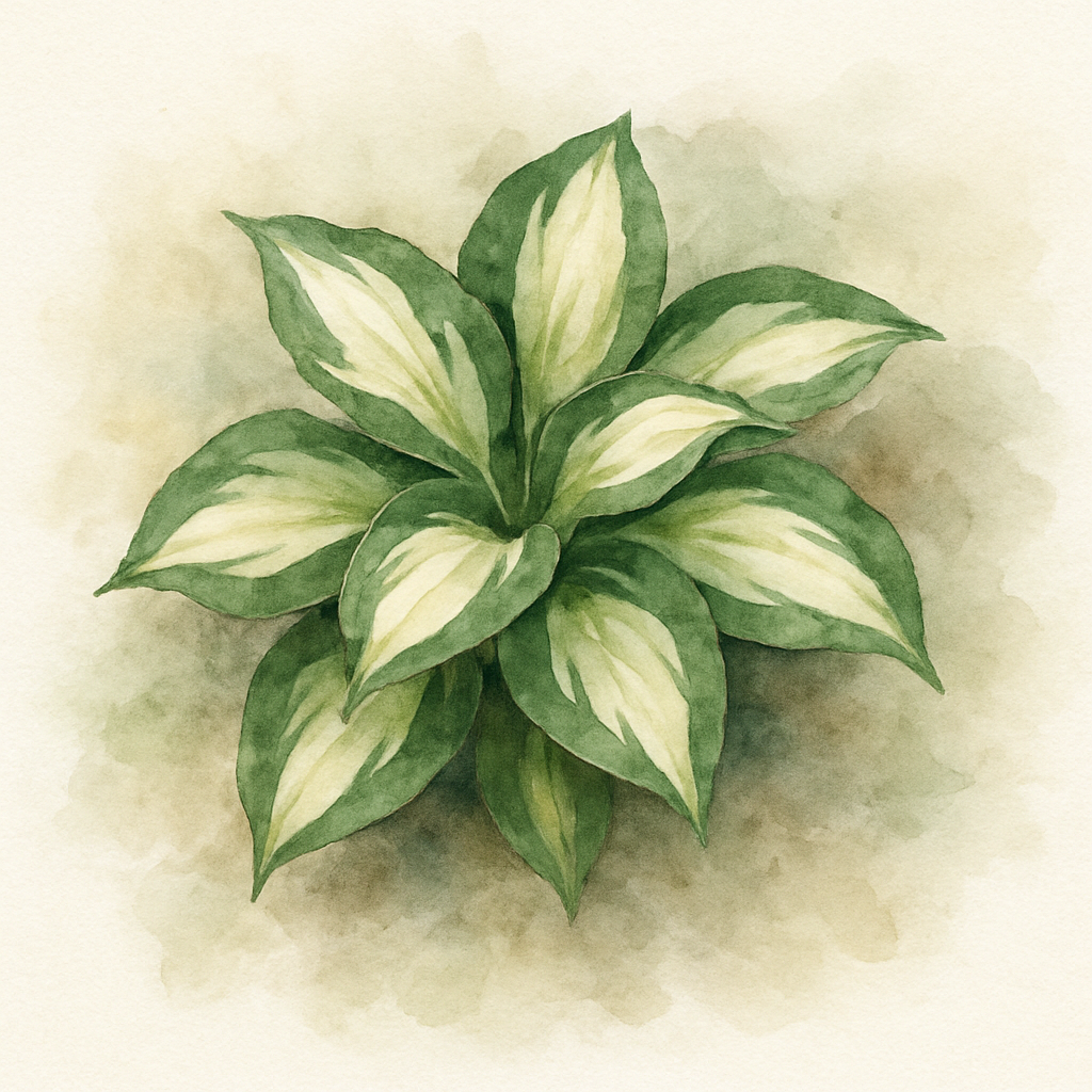Hosta 'Pinwheel'
