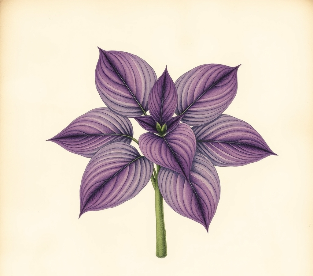 Hosta 'Purple Heart'