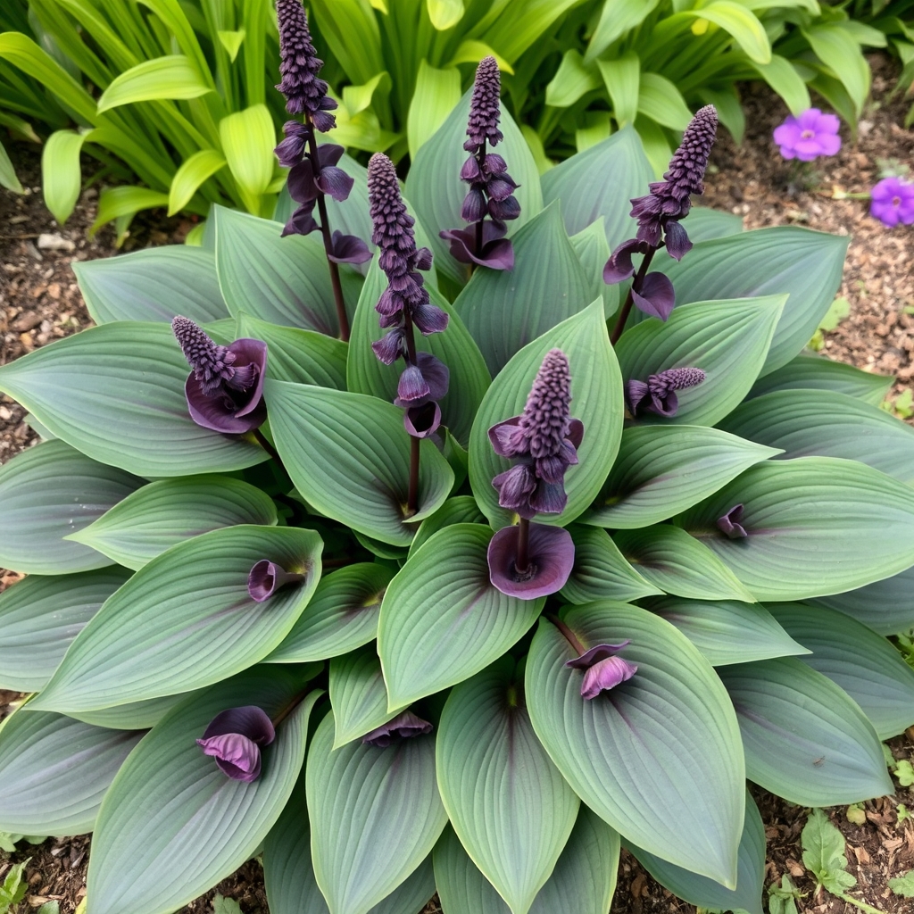 Hosta 'Purple Sensation'