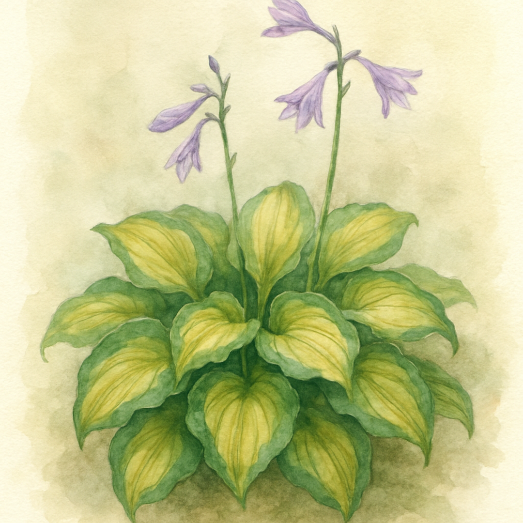 Hosta 'Rainforest Sunrise'