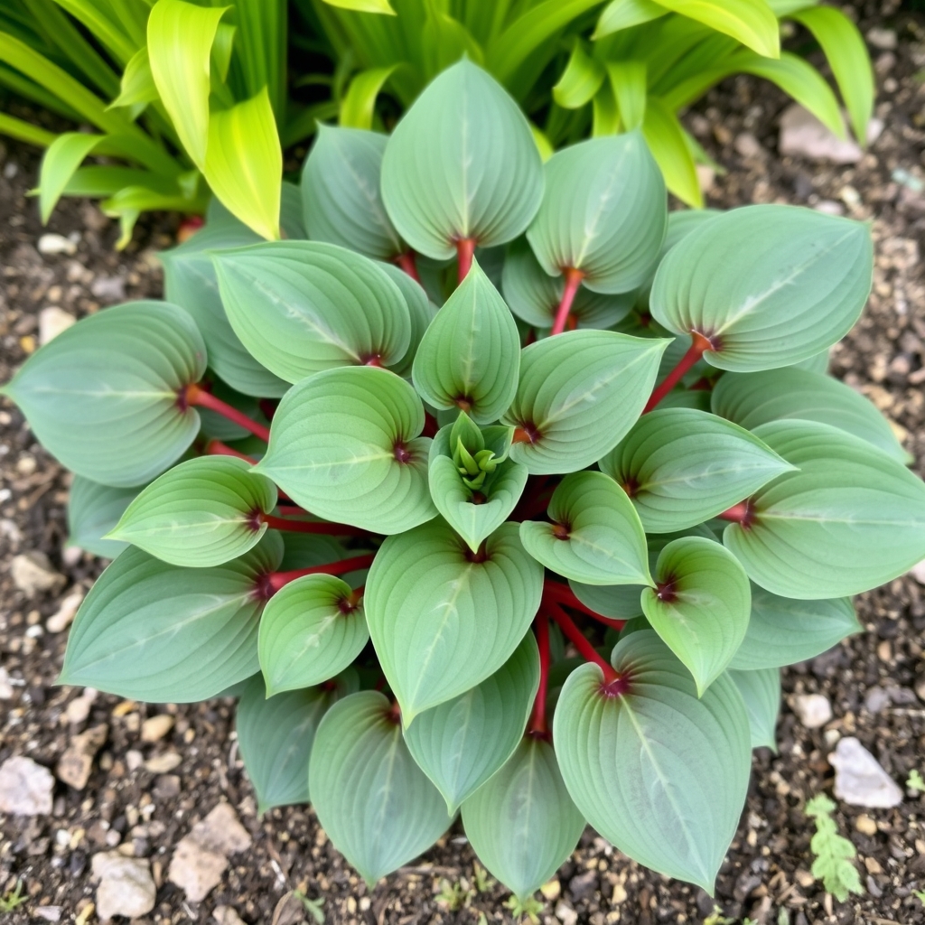 Hosta 'Red Cadet'