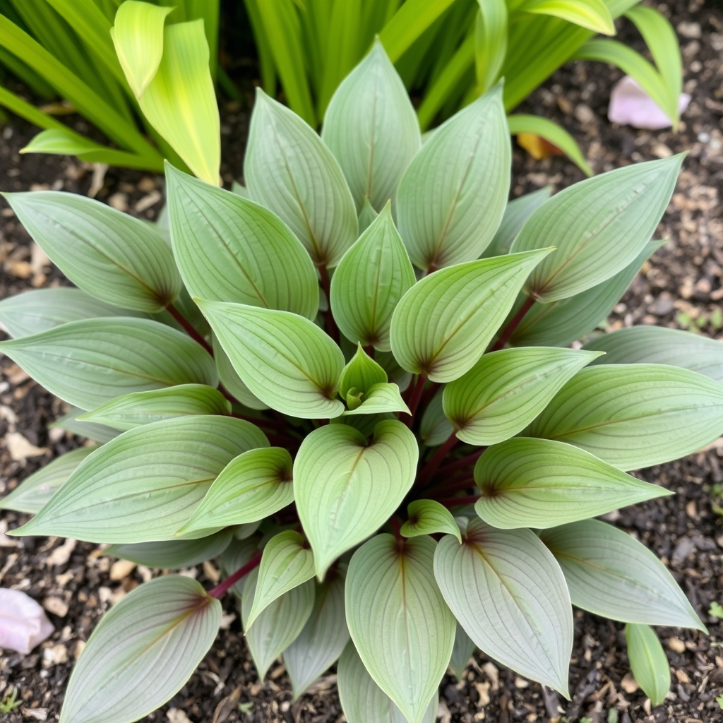 Hosta 'Red Wine Fries'