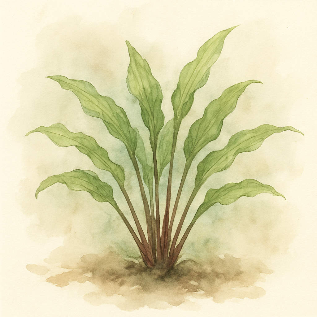 Hosta 'Red Wine Fries'