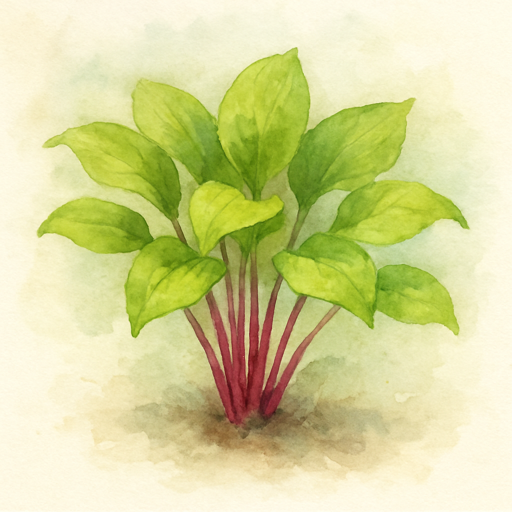 Hosta 'Rhubarb and Lime'