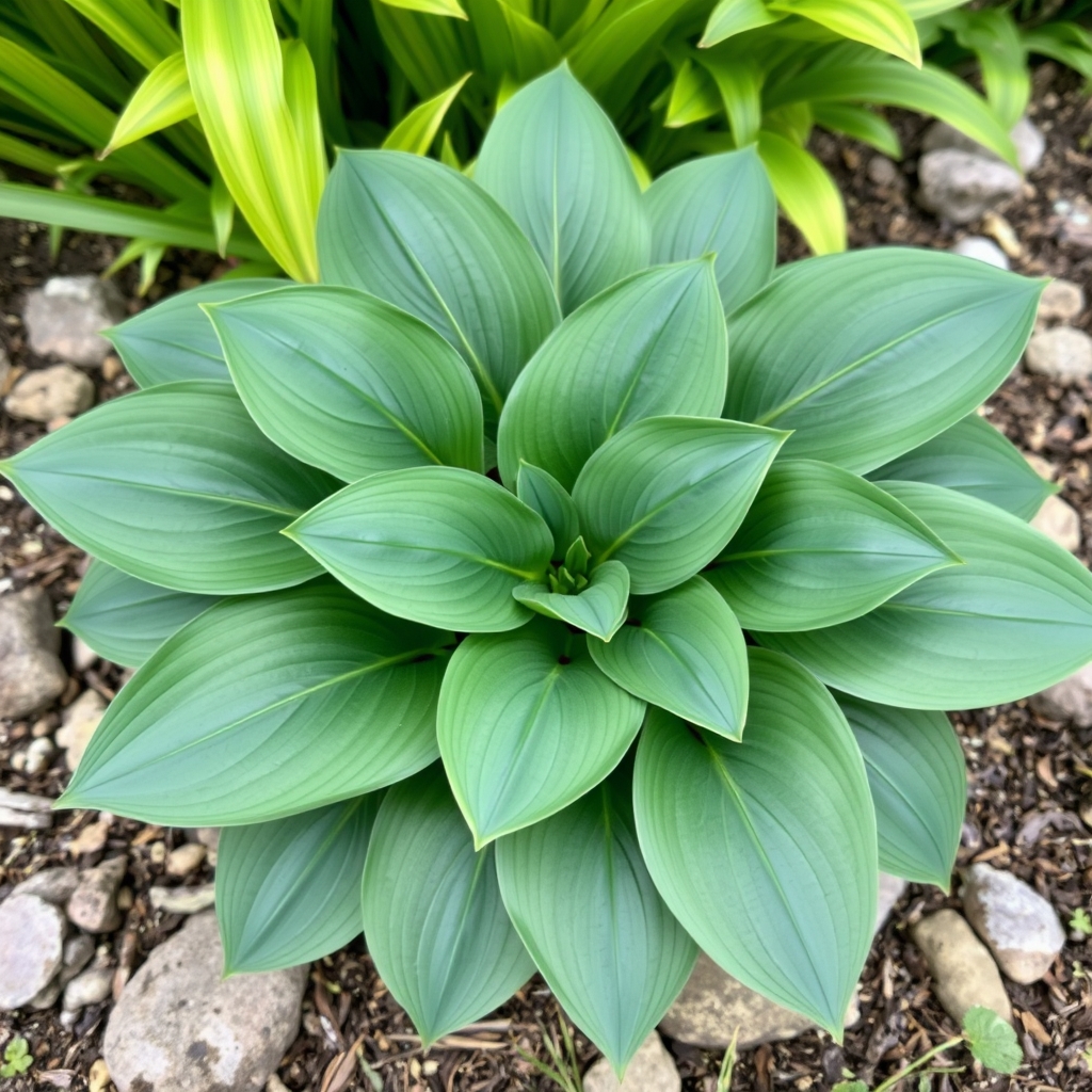 Hosta rupifraga 'Tetra'
