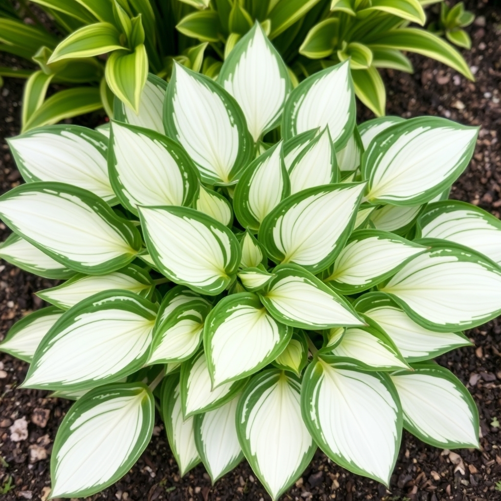 Hosta 'Snow White'